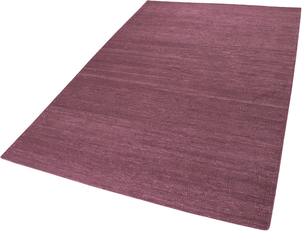 Rainbow Kelim Teppich fliederrot Kurzflor rechteckig