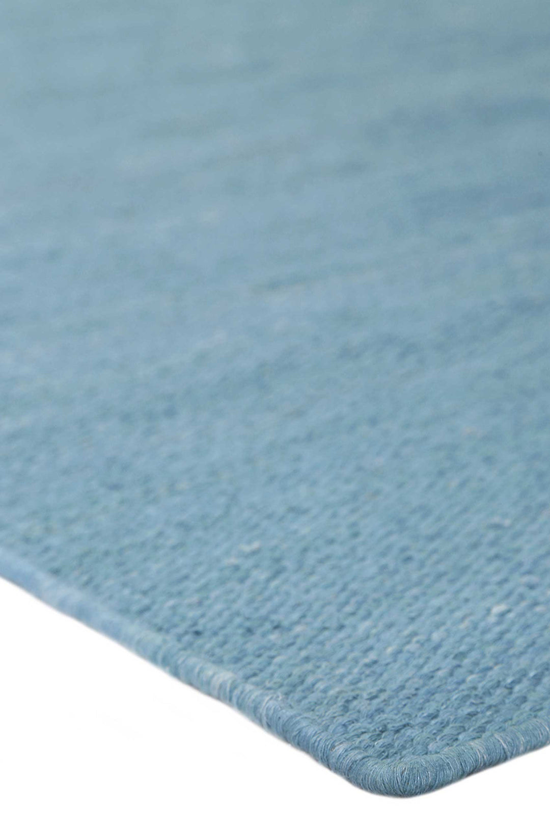 Rainbow Kelim Teppich türkis Kurzflor rechteckig