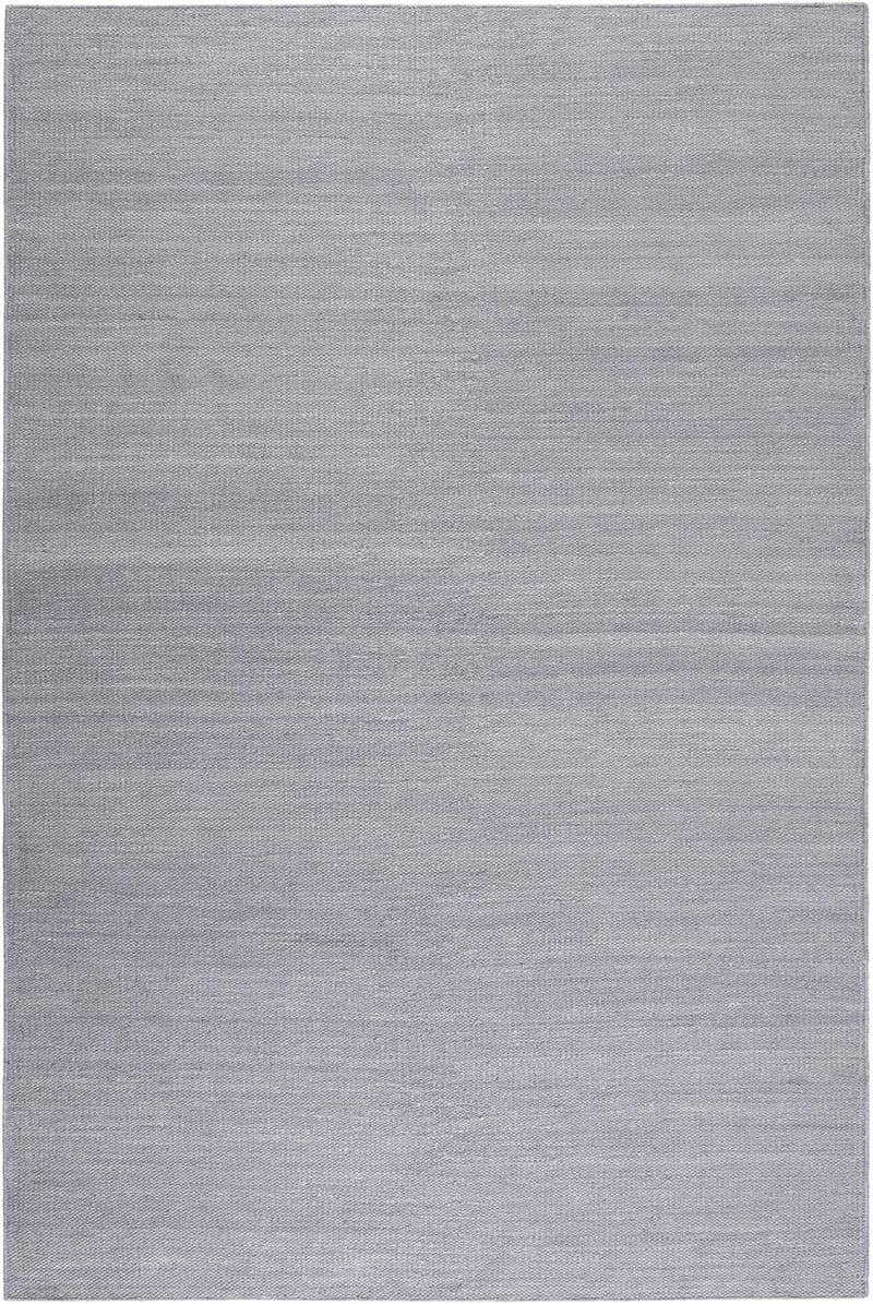Esprit Kurzflor Teppich Grau aus Baumwolle » Rainbow Kelim «