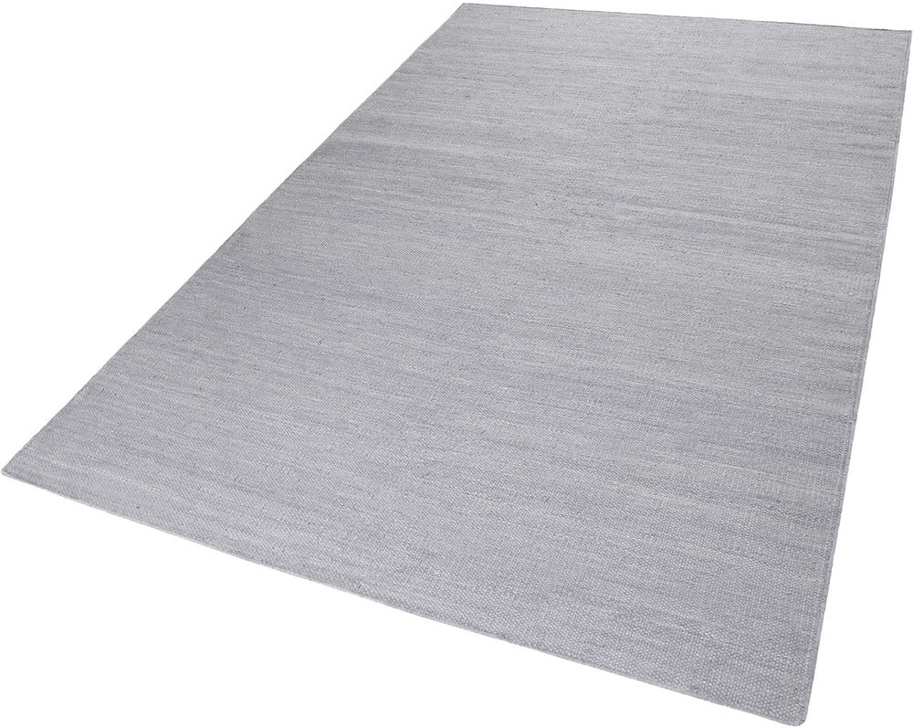 Rainbow Kelim Teppich grau Kurzflor rechteckig