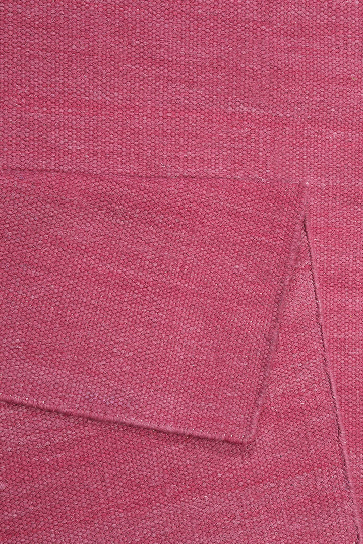 Rainbow Kelim Teppich pink Kurzflor rechteckig