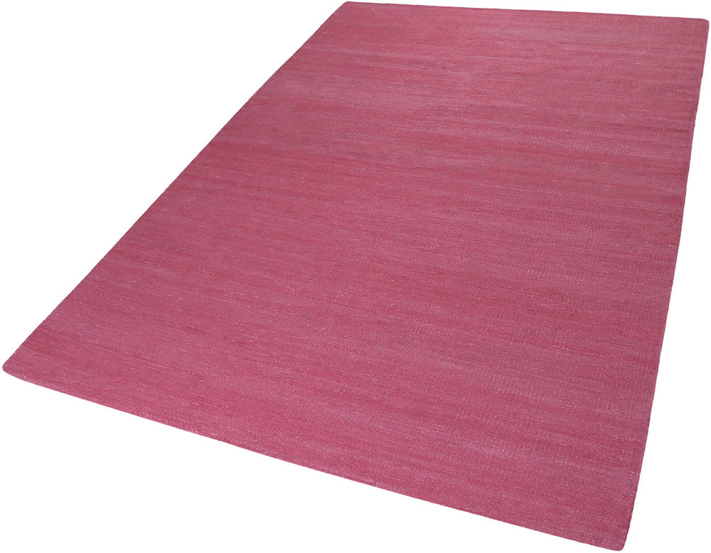 Rainbow Kelim Teppich pink Kurzflor rechteckig
