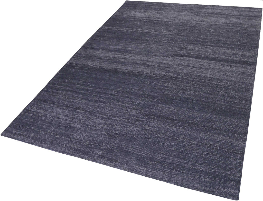 Rainbow Kelim Teppich anthrazit Kurzflor rechteckig