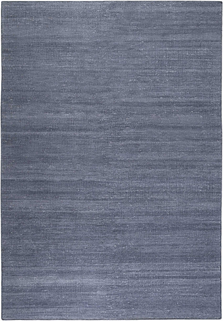 Rainbow Kelim Teppich blaugrau Kurzflor rechteckig