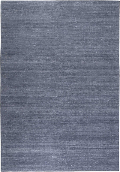 Esprit Kurzflor Teppich Blau Grau aus Baumwolle » Rainbow Kelim «