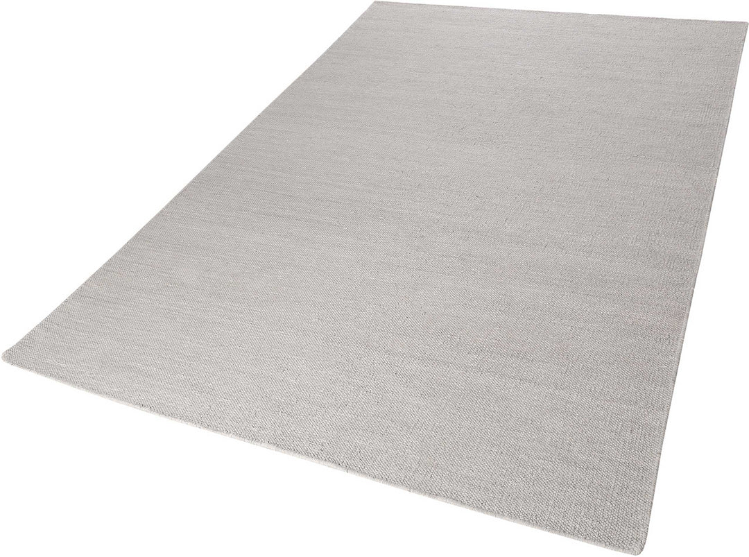 Rainbow Kelim Teppich hellgrau Kurzflor rechteckig