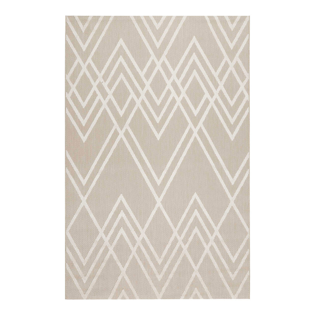 Rave Outdoor beige Kurzflor rechteckig