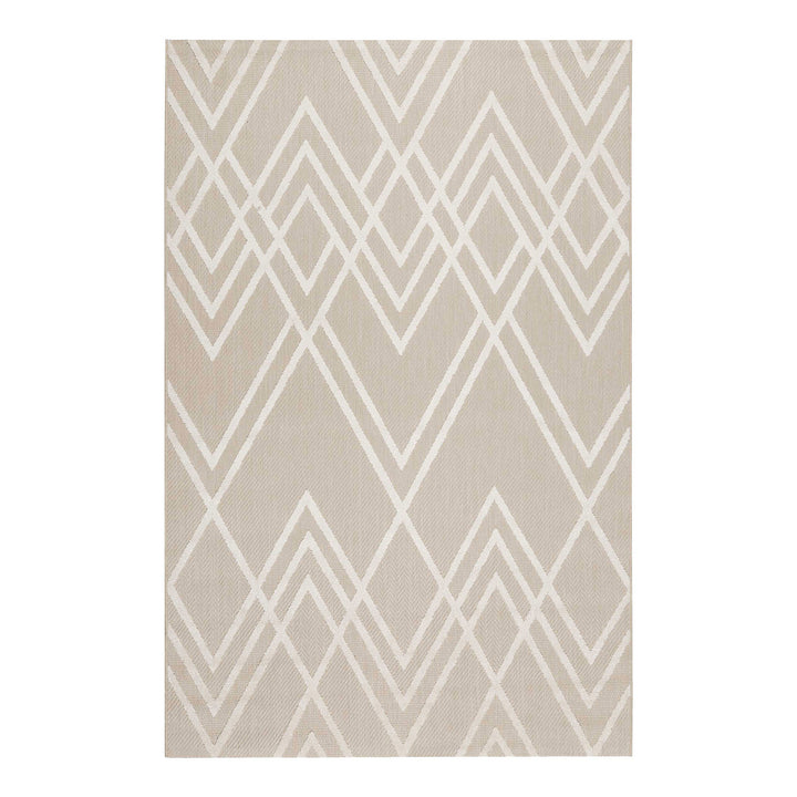 Rave Outdoor beige Kurzflor rechteckig