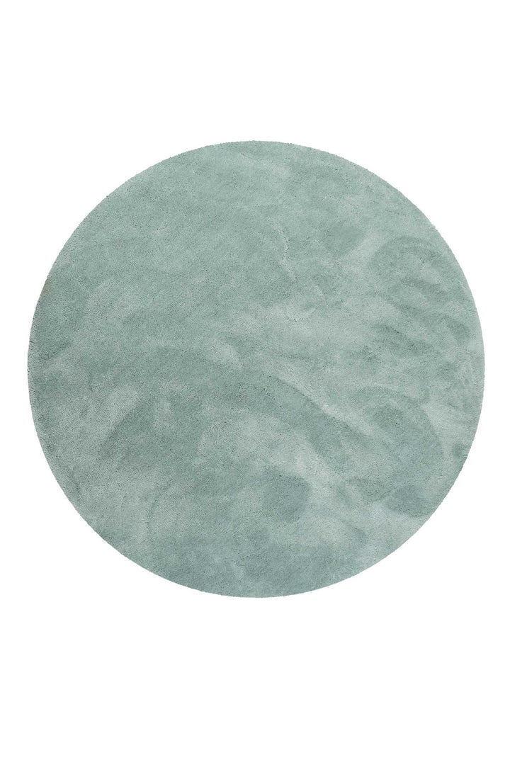 #relaxx Teppich mintgrün Hochflor rund