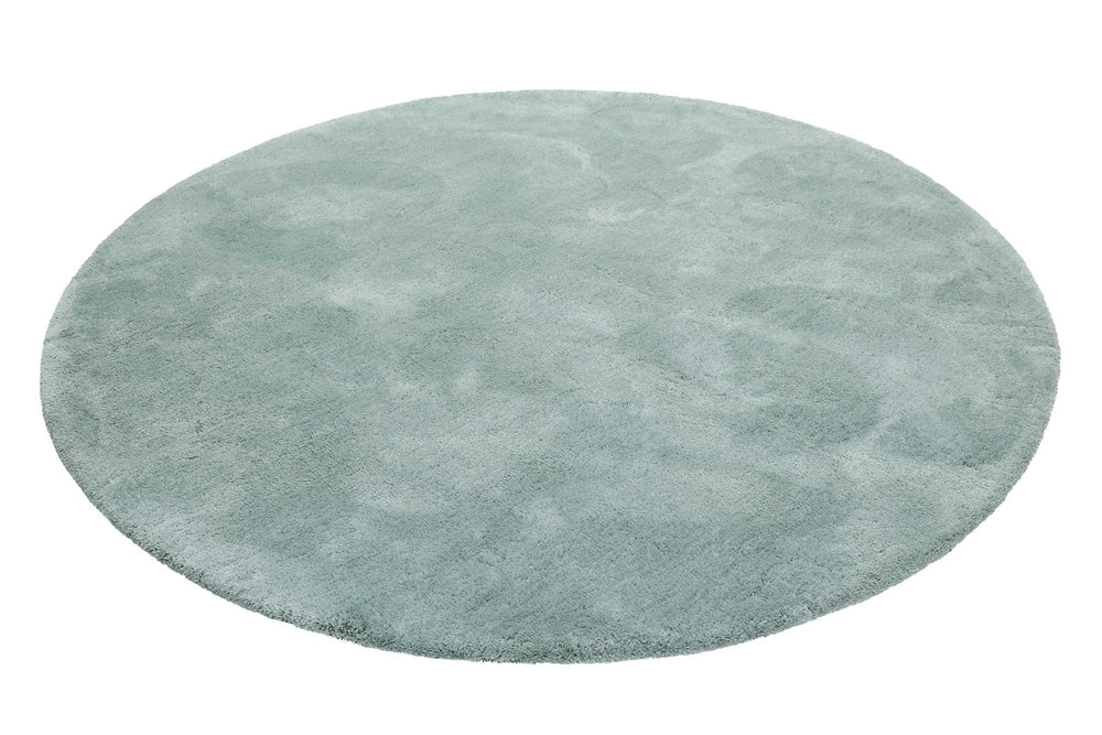 #relaxx Teppich mintgrün Hochflor rund