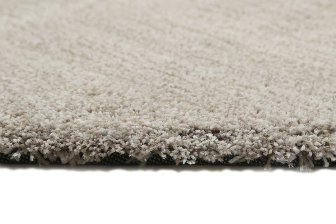 #relaxx Teppich sand beige Hochflor rund
