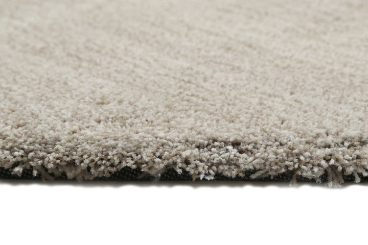 #relaxx Teppich sand beige Hochflor rund