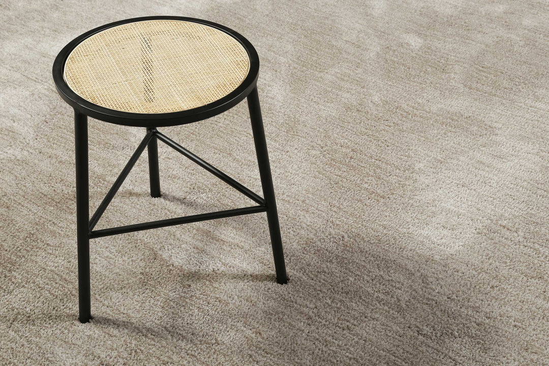 #relaxx Teppich sand beige Hochflor rund