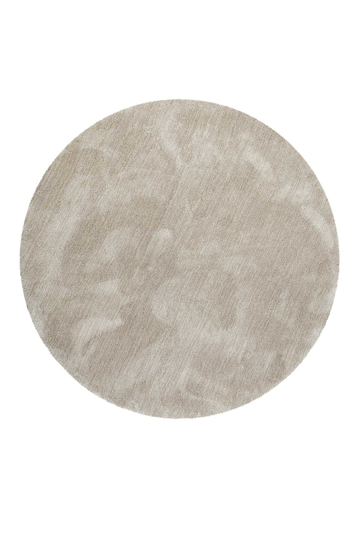 #relaxx Teppich sand beige Hochflor rund