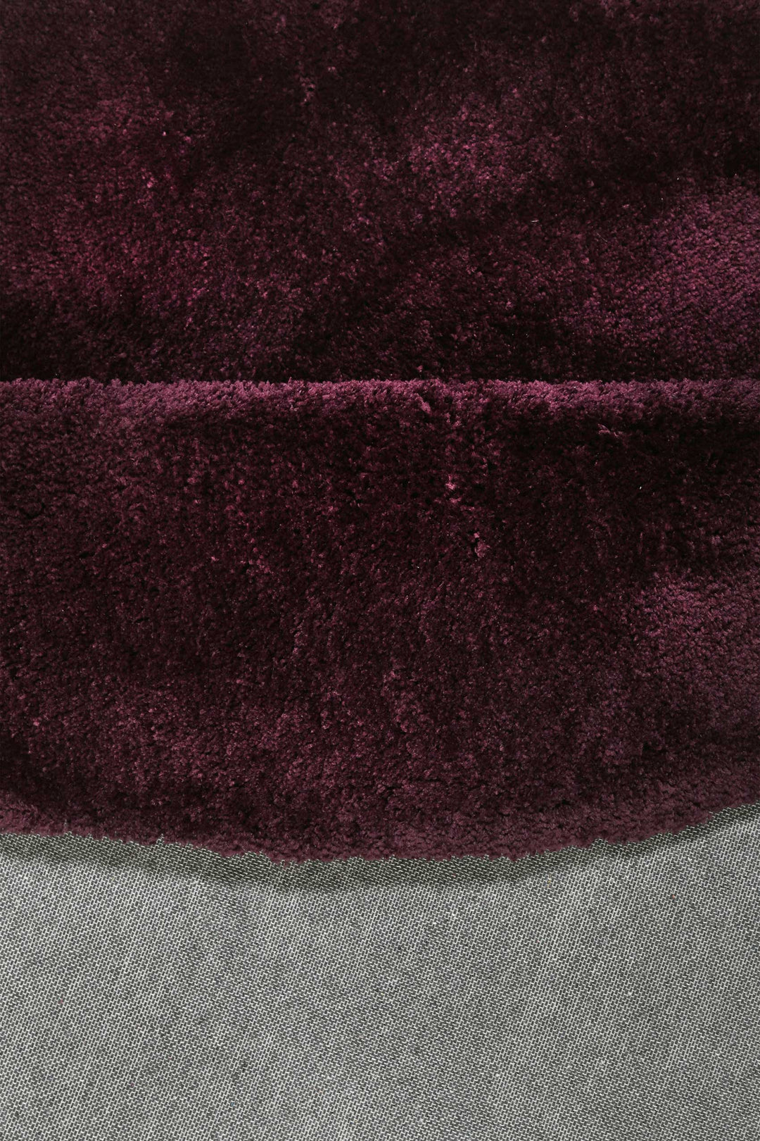 #relaxx Teppich bordeaux rot Hochflor rund