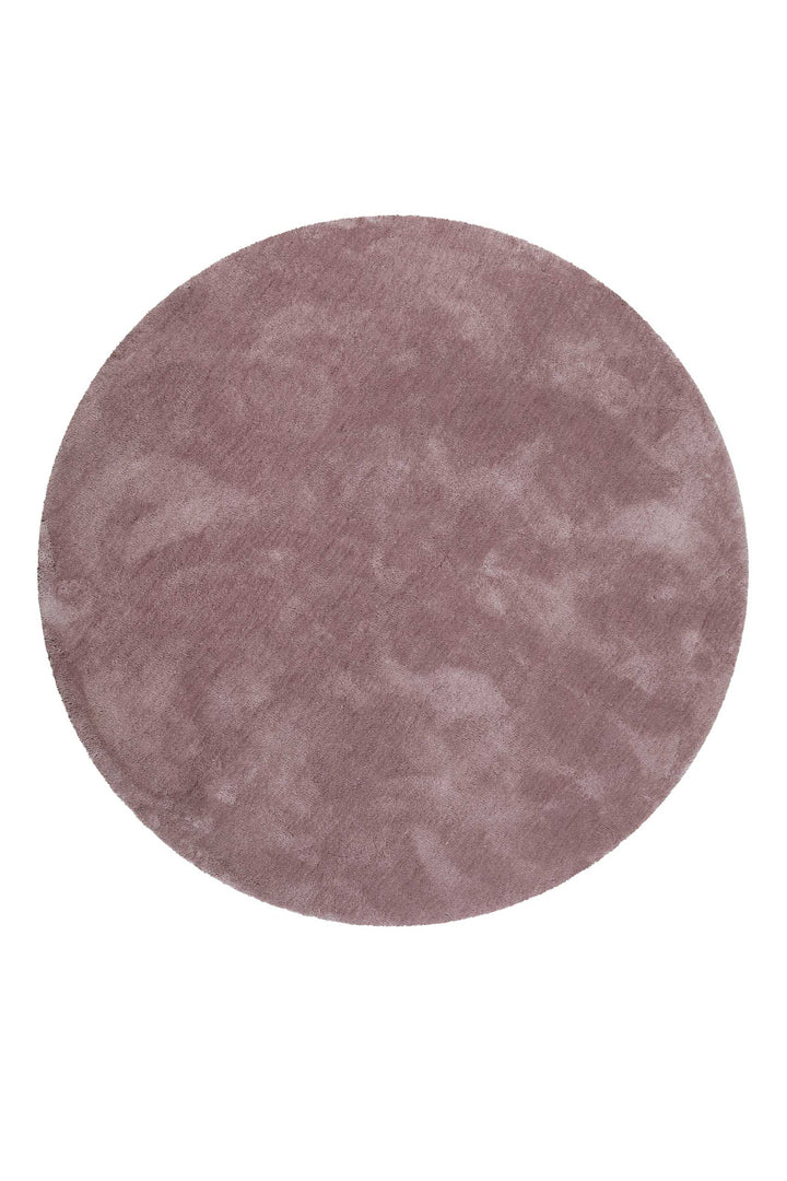 #relaxx Teppich altrosa Hochflor rund