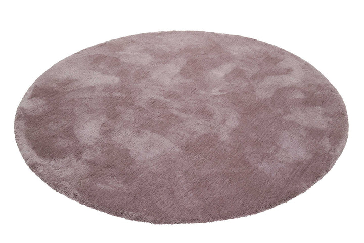 #relaxx Teppich altrosa Hochflor rund
