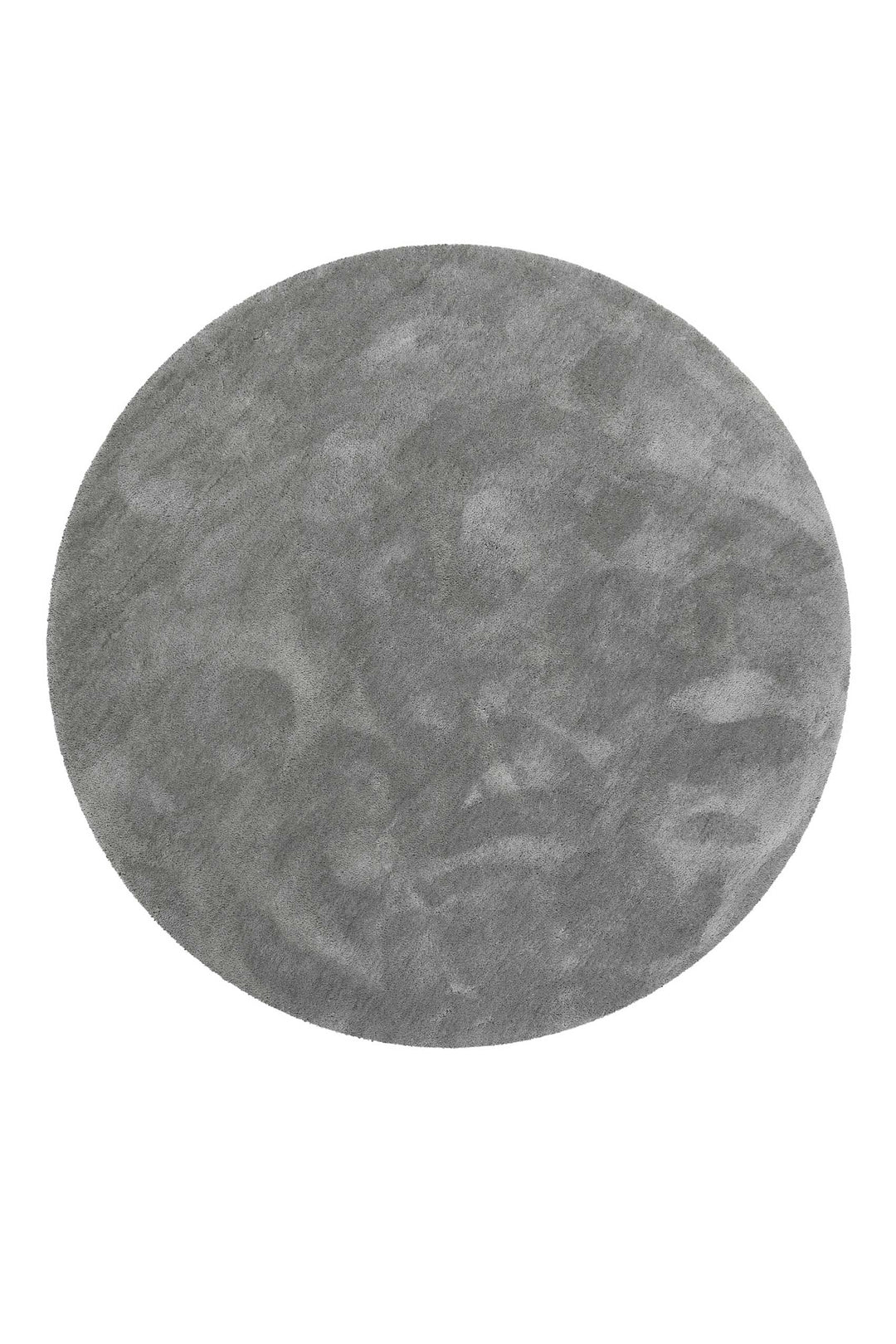 #relaxx Teppich grau taupe Hochflor rund