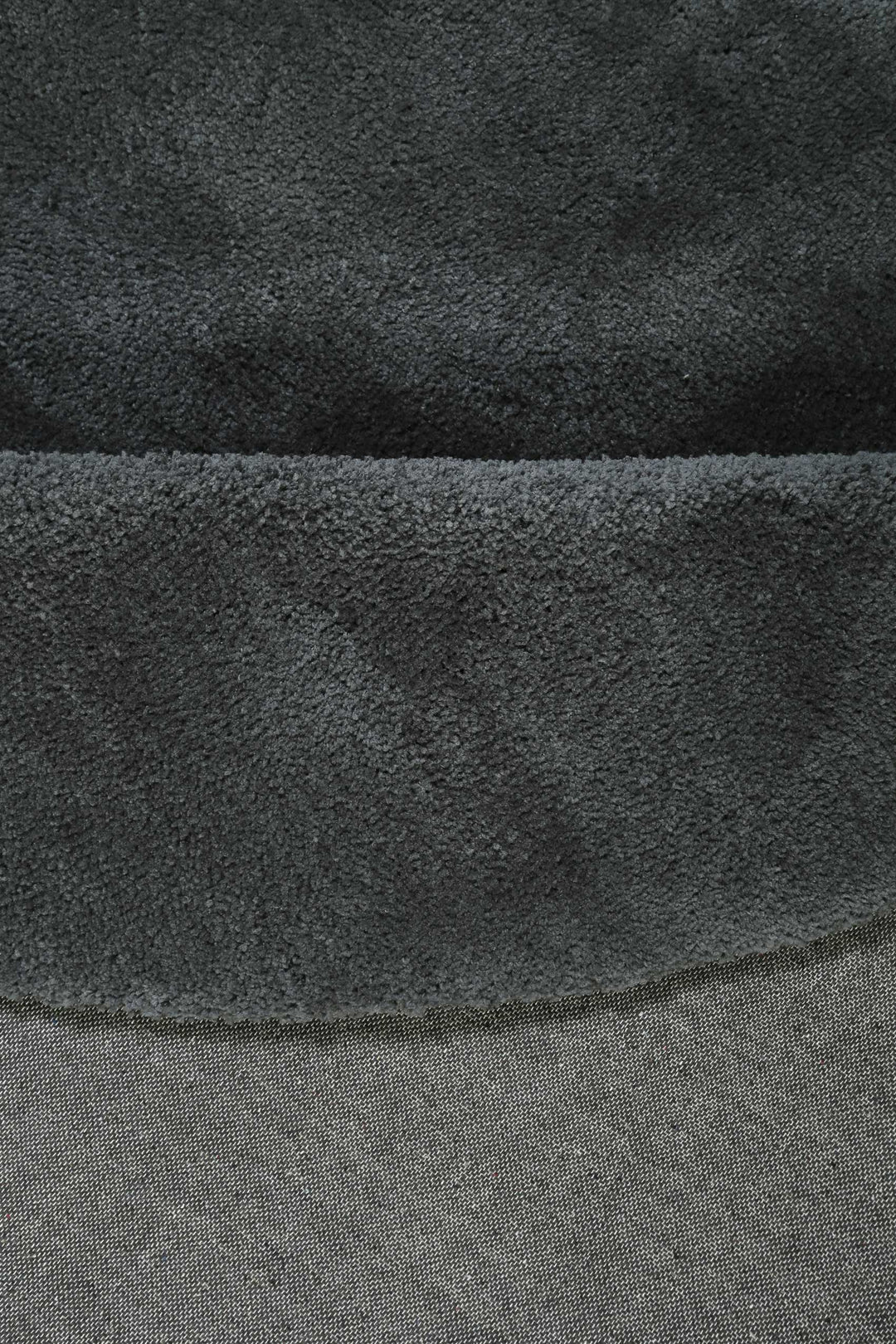 #relaxx Teppich anthrazit grün Hochflor rund