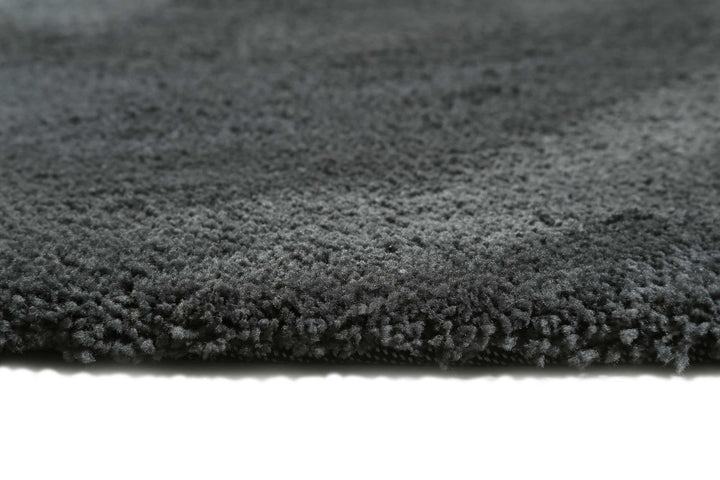 #relaxx Teppich anthrazit grün Hochflor rund