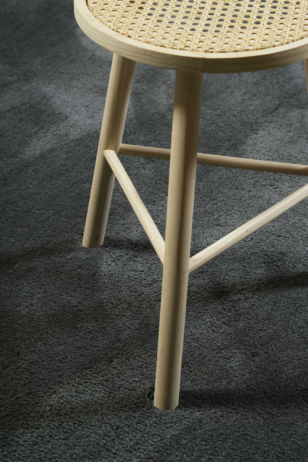 #relaxx Teppich anthrazit grün Hochflor rund