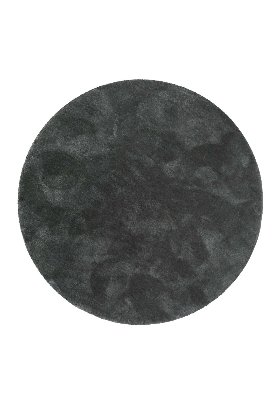 #relaxx Teppich anthrazit grün Hochflor rund