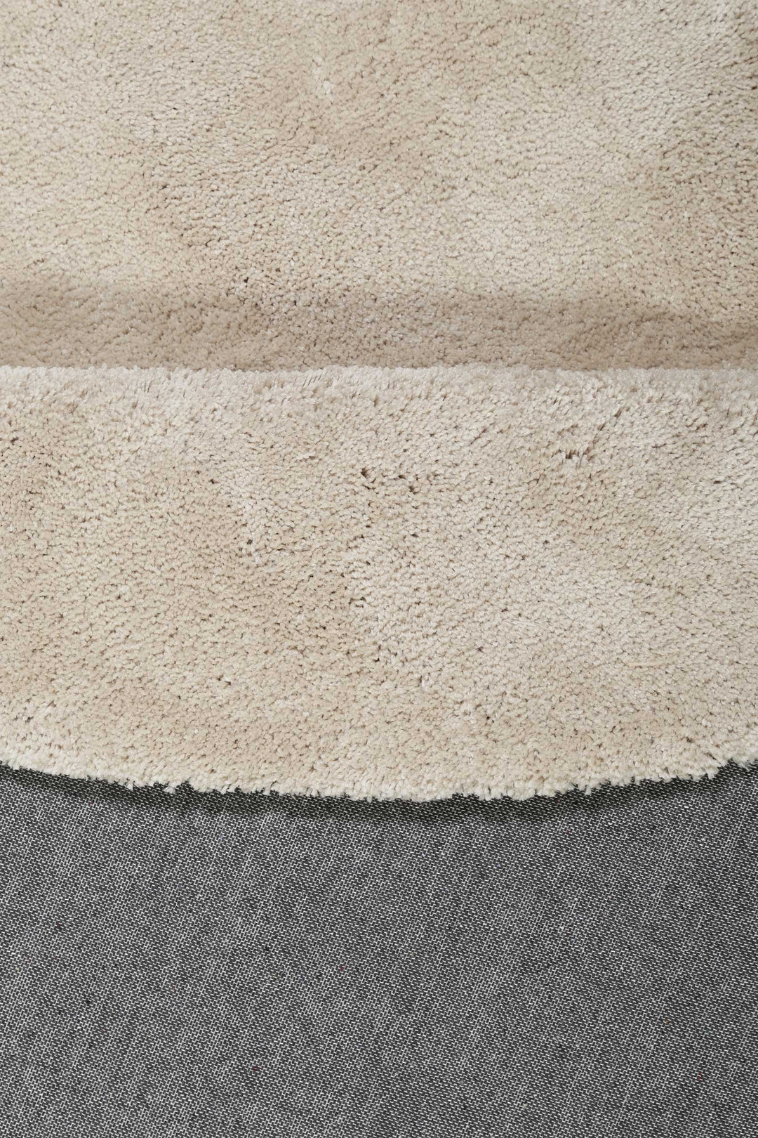 #relaxx Teppich beige Hochflor rund
