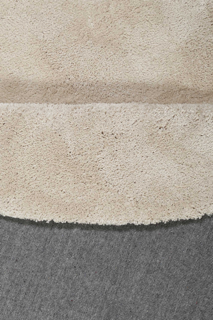 #relaxx Teppich beige Hochflor rund