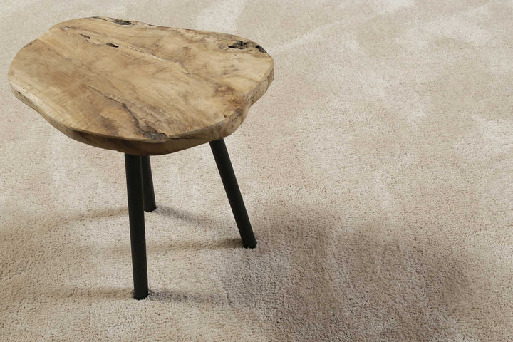 #relaxx Teppich beige Hochflor rund