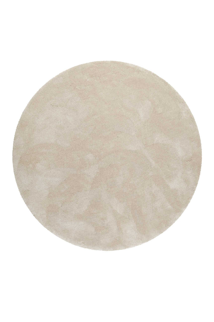 #relaxx Teppich beige Hochflor rund