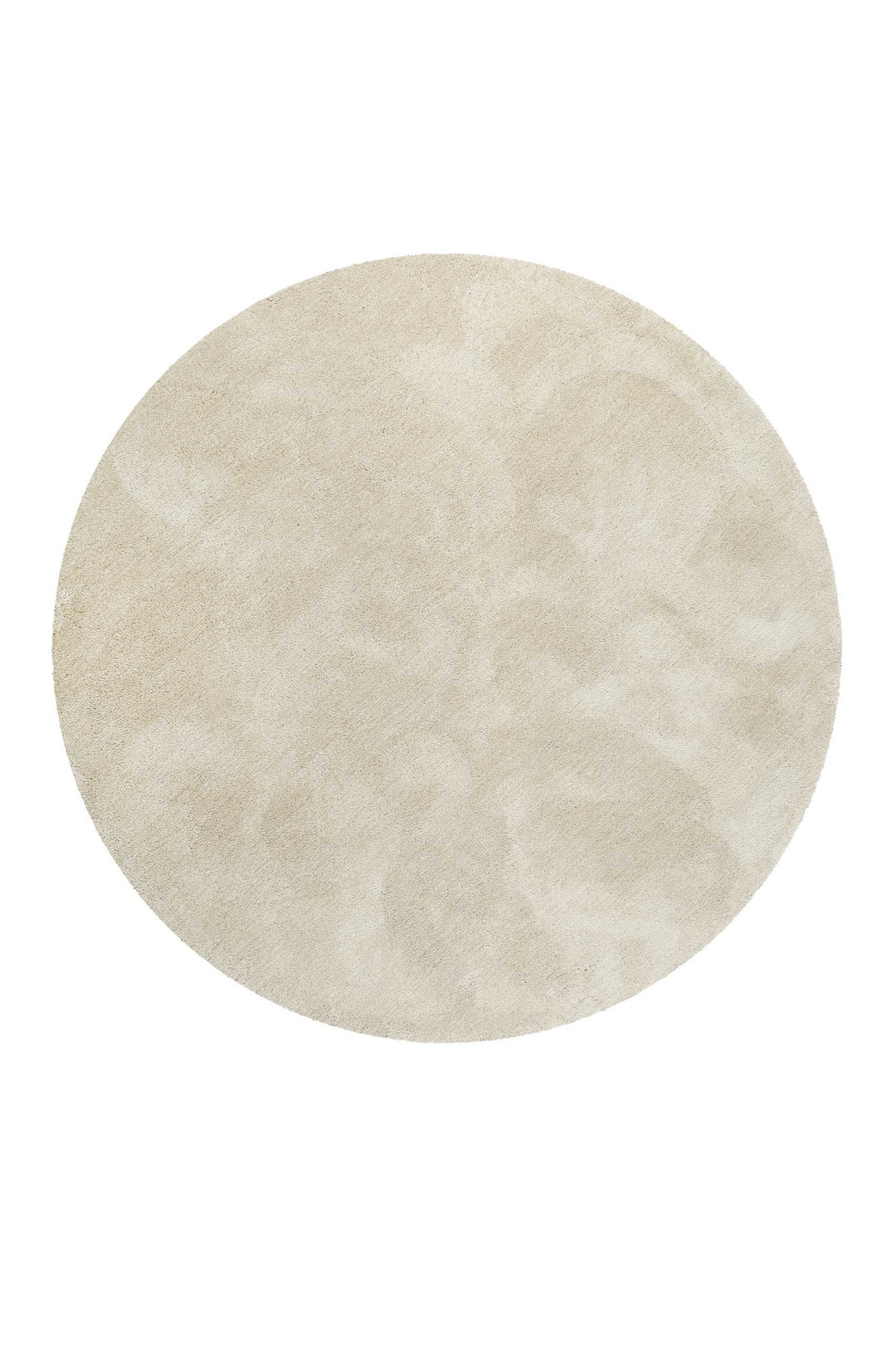 #relaxx Teppich creme beige Hochflor rund