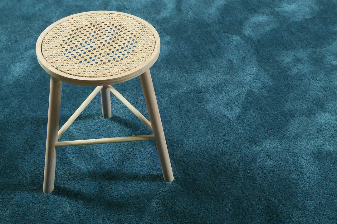 #relaxx Teppich petrol türkis Hochflor rund