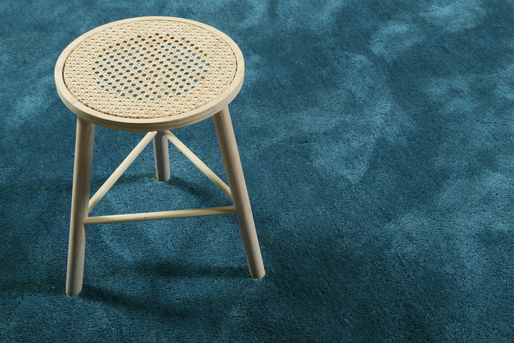 #relaxx Teppich petrol türkis Hochflor rund