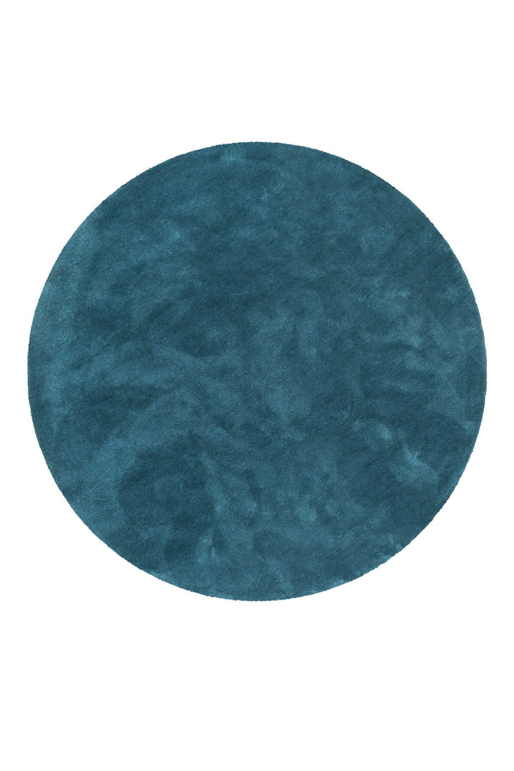 #relaxx Teppich petrol türkis Hochflor rund