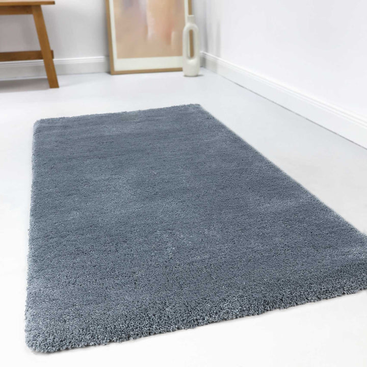 #relaxx Teppich blau grau Hochflor rechteckig