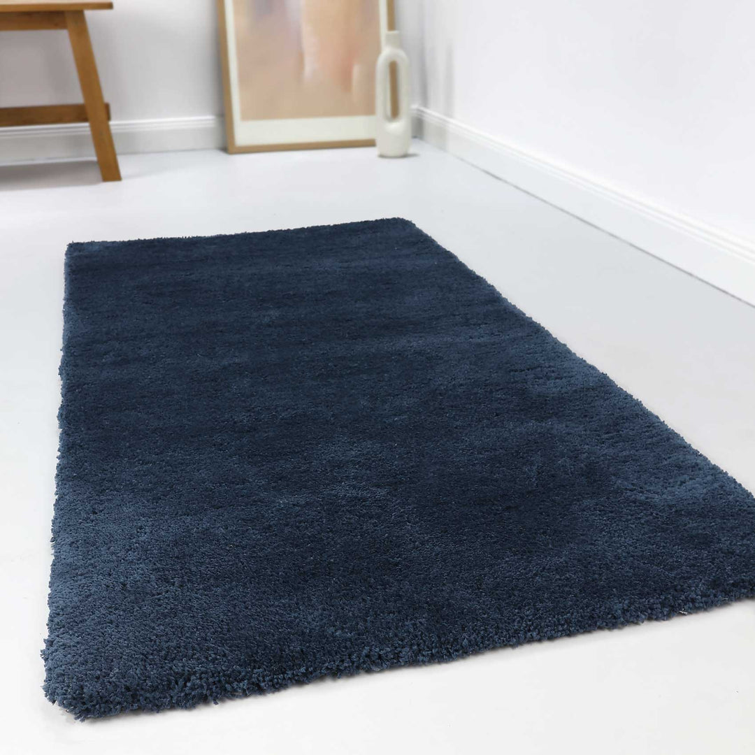 #relaxx Teppich dunkel blau Hochflor rechteckig