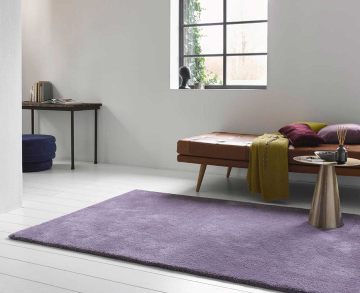 #relaxx Teppich violett Hochflor rechteckig