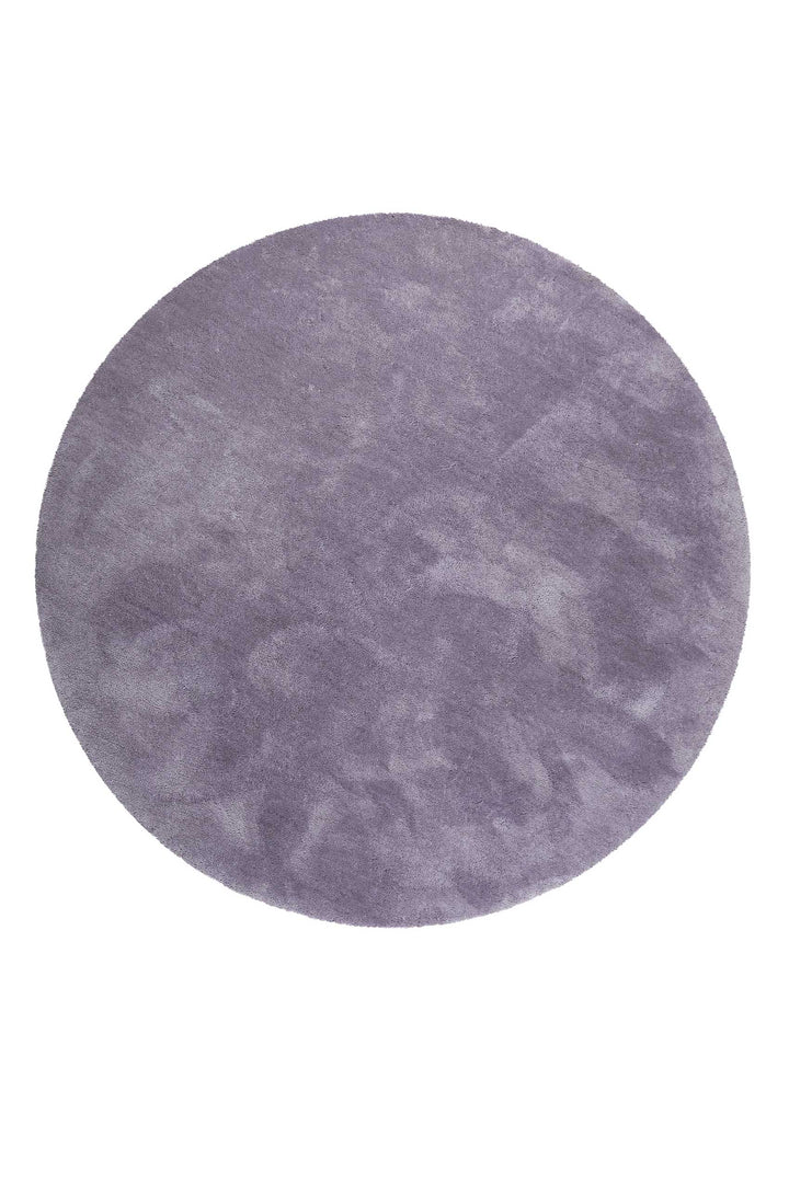 #relaxx Teppich violett Hochflor rund