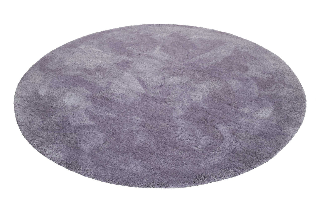 #relaxx Teppich violett Hochflor rund