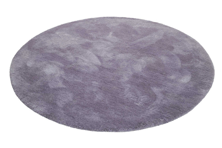 #relaxx Teppich violett Hochflor rund