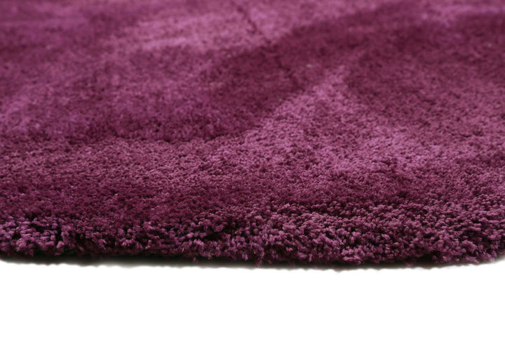 #relaxx Teppich violett pink Hochflor rund
