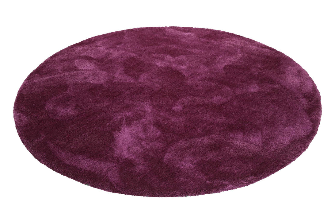 #relaxx Teppich violett pink Hochflor rund
