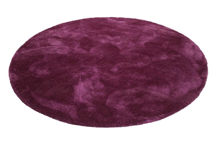 #relaxx Teppich violett pink Hochflor rund