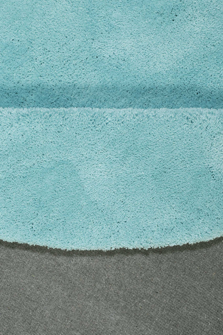 #relaxx Teppich türkis Hochflor rund