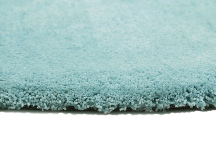 #relaxx Teppich türkis Hochflor rund