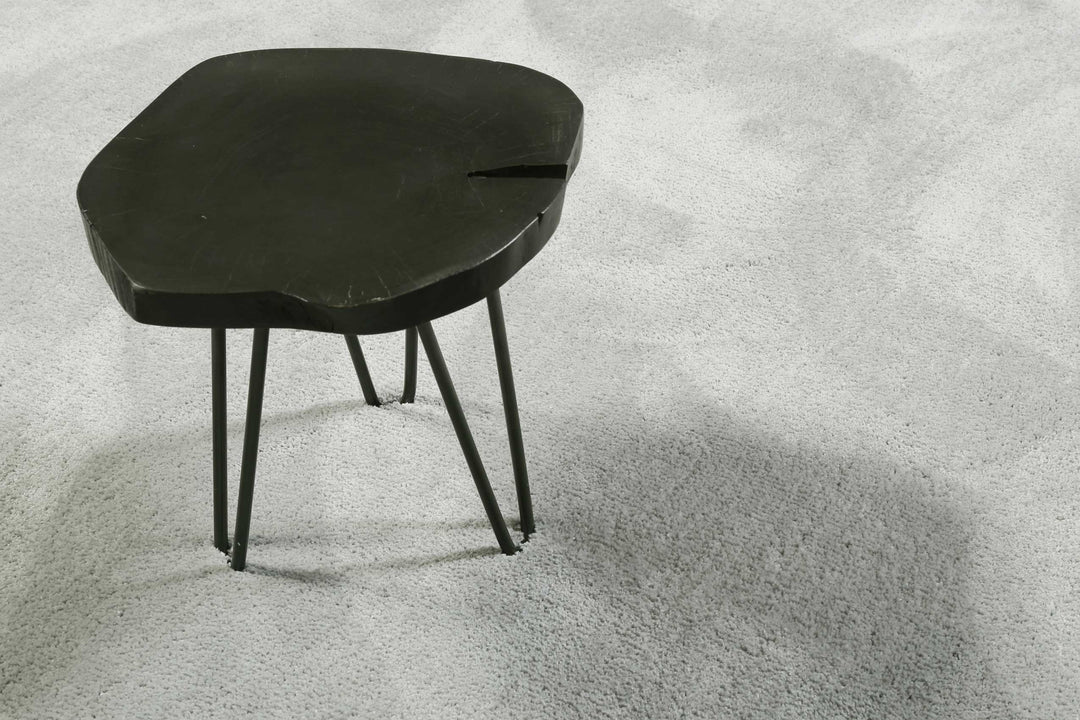 #relaxx Teppich hellgrau Hochflor rund