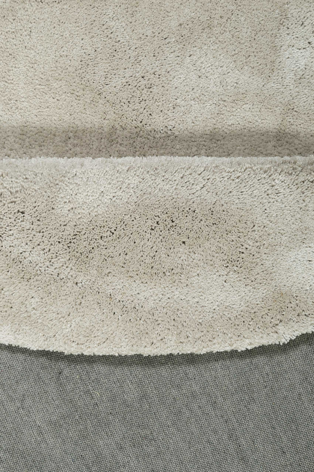 #relaxx Teppich creme beige Hochflor rund