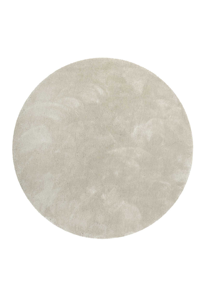 #relaxx Teppich creme beige Hochflor rund