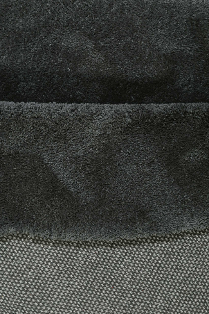 #relaxx Teppich anthrazit Hochflor rund