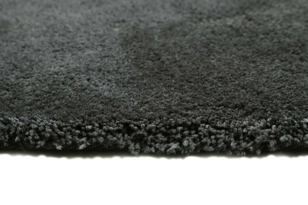 #relaxx Teppich anthrazit Hochflor rund